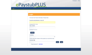 Epaystubplus Login