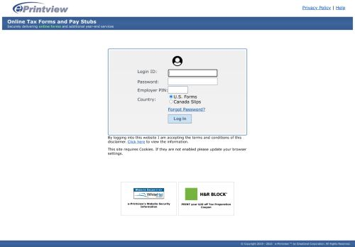 Eprintview Login Id