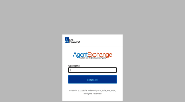 Erie Exchange Agent Login