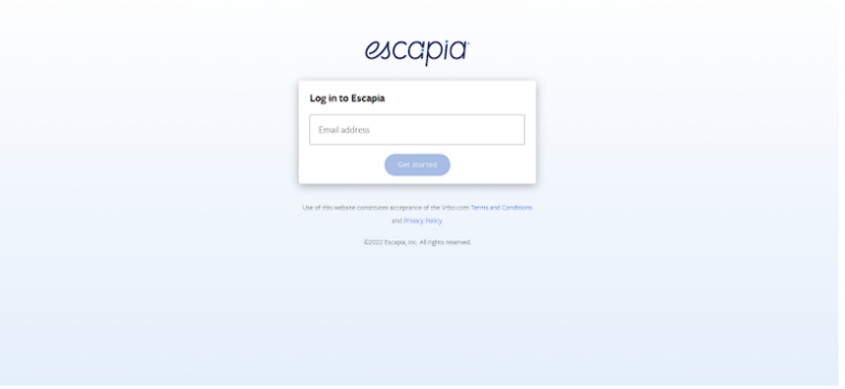 Escapia App Login