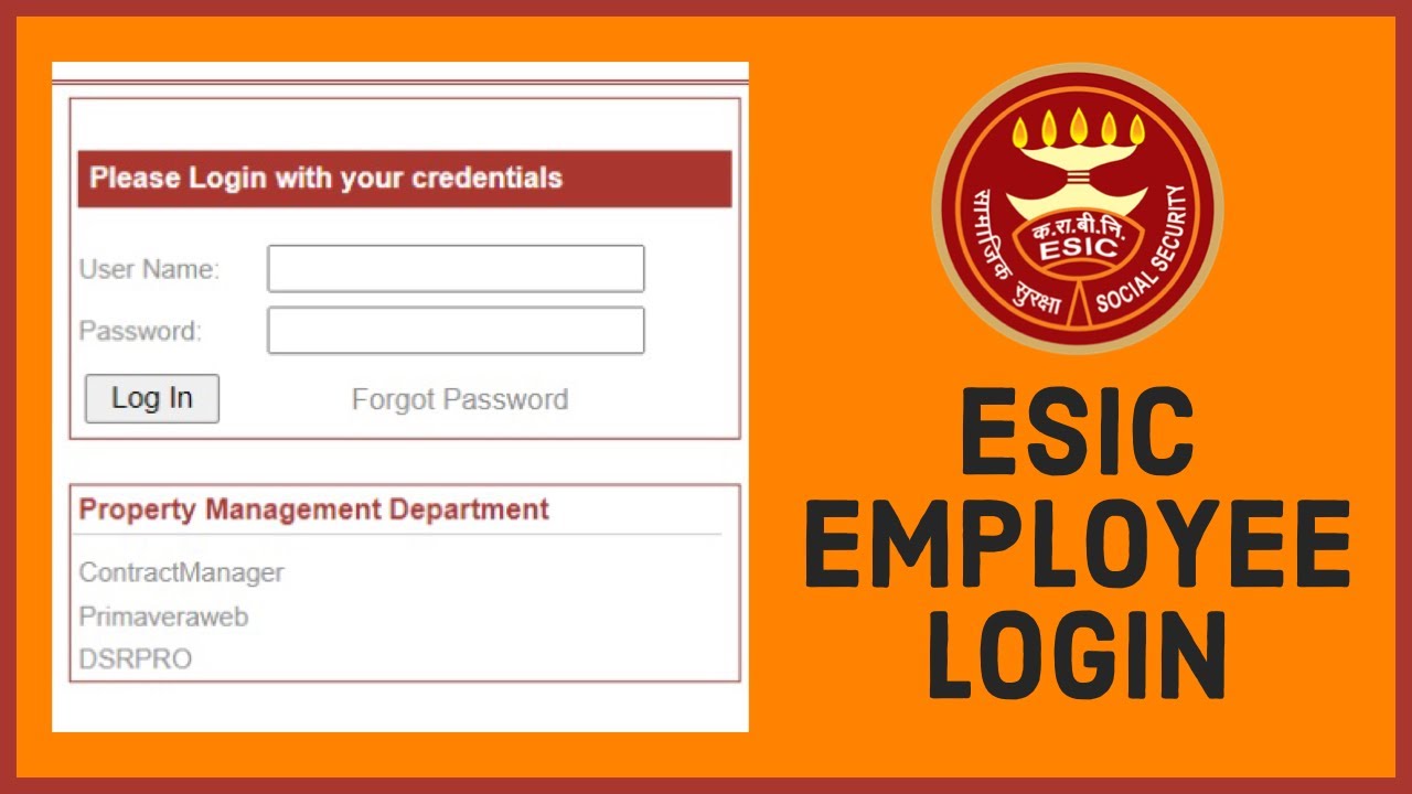 Esic Portal Login