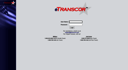 Etranscor Login