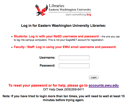 Ewu Edu Login