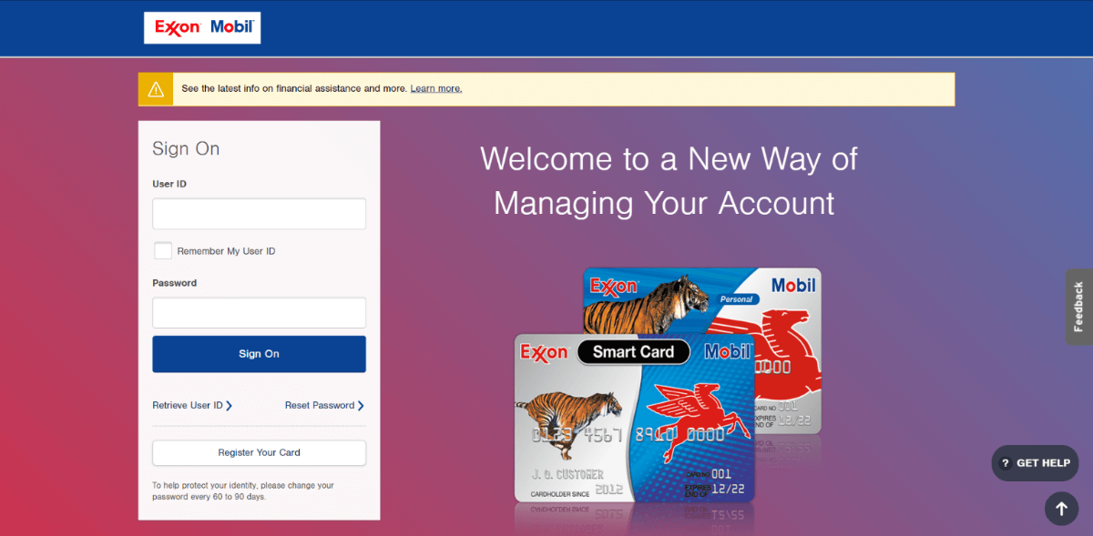 Exxonmobil.Accountonline.Com Business Login