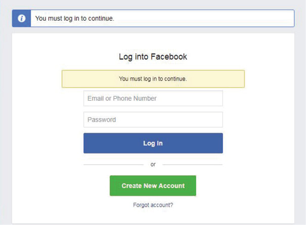 Facebook Bypass Login