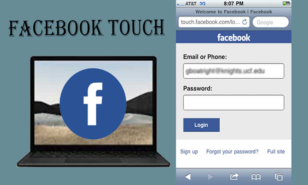 Facebook Mtouch Login