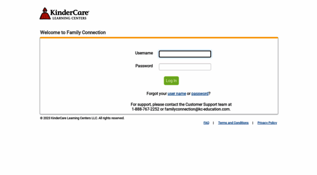 Family Connection Kindercare Login