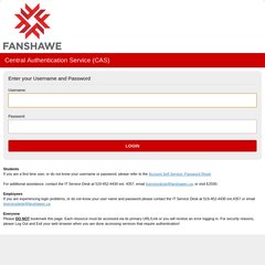 Fanshaweonline Ca Login