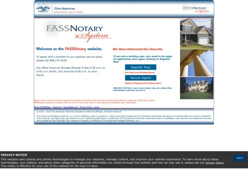 Fass Notary Login