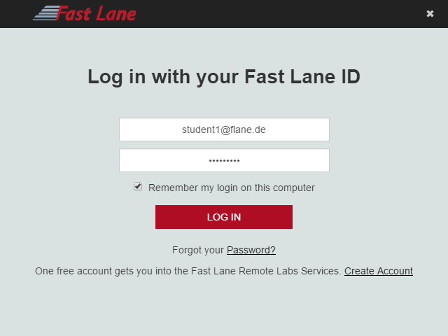 Fast Lane Login