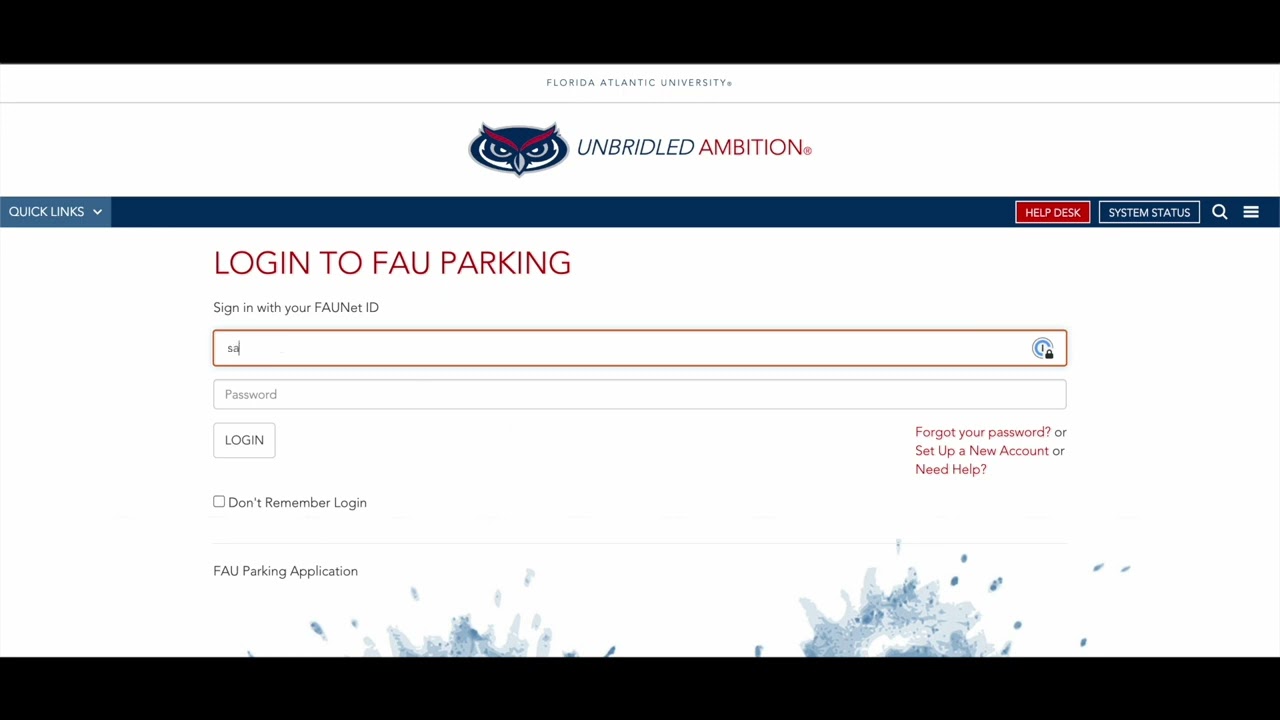 Fau Student Login