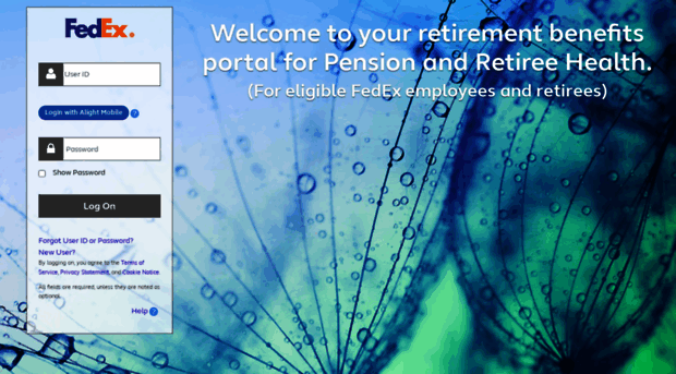 Fedex Retirement Login