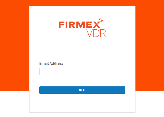 Firmex Data Room Login