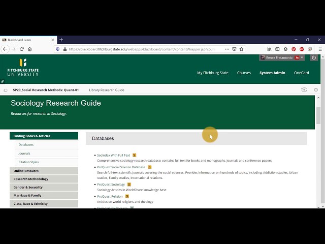 Fitchburg State Blackboard Login