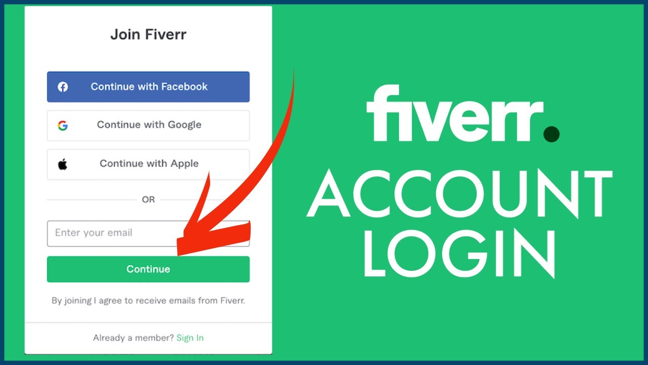 Fiverr Com Login