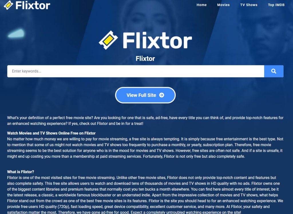 Flixtor Login