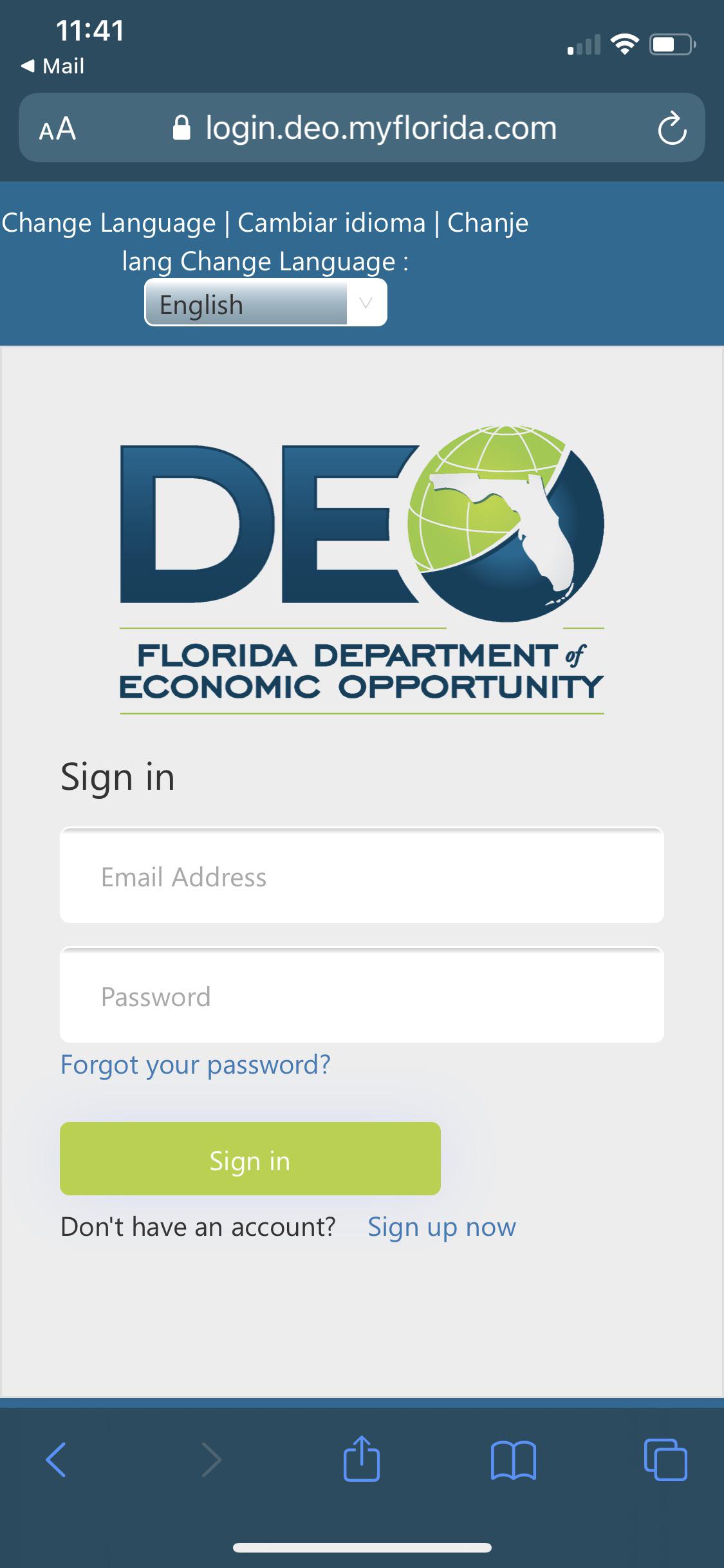 Florida Ui Login