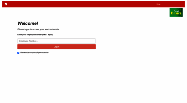 Food Basics Schedule Login