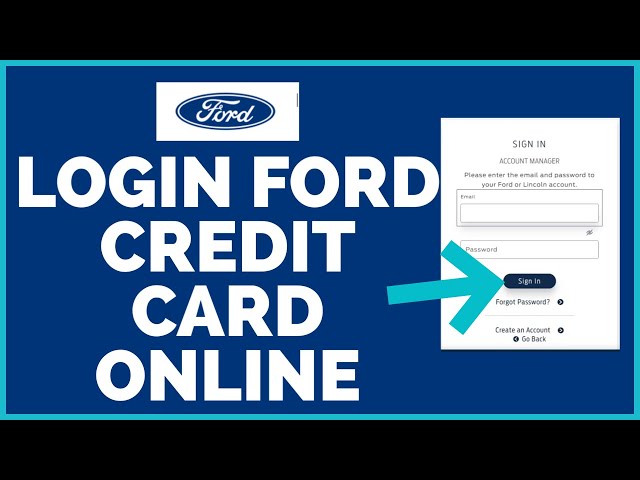 Ford Service Credit Card Login