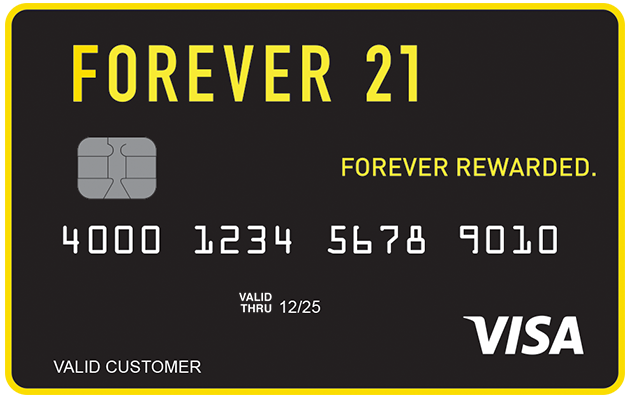 Forever 21 Login Credit Card