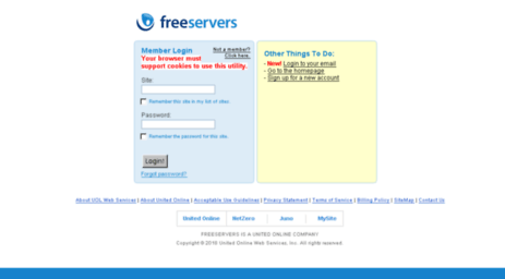 Freeservers Com Login