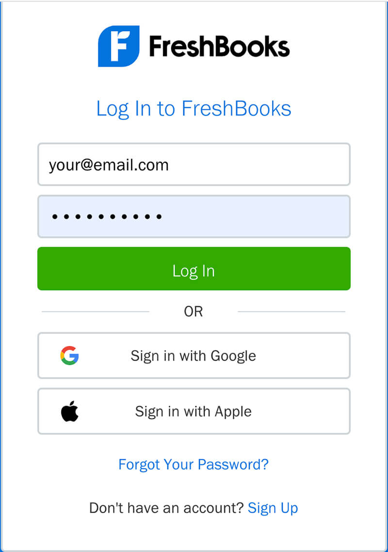 Freshbook Login