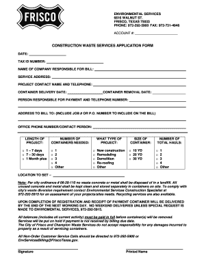 Frisco Utility Billing Login