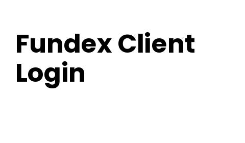 Fundex Client Login