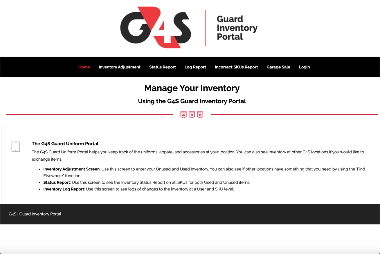 G4S Portal Login