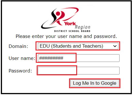 Gapps Yrdsb Login