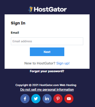 Gator Hosting Login