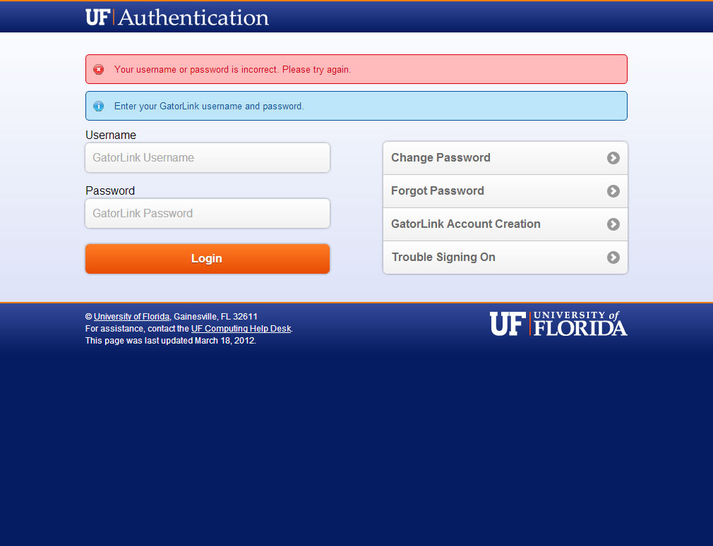 Gatorlink Login