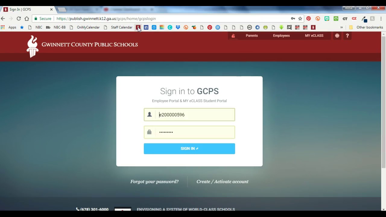 Gcps Login