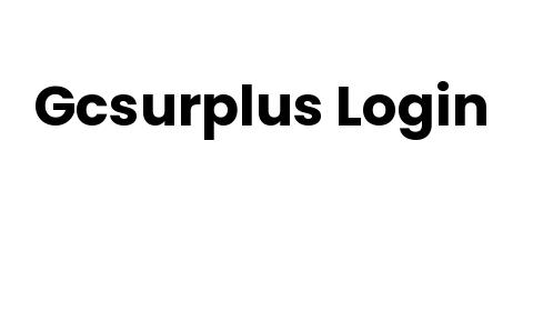 Gcsurplus Login