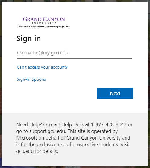 Gcu Email Login