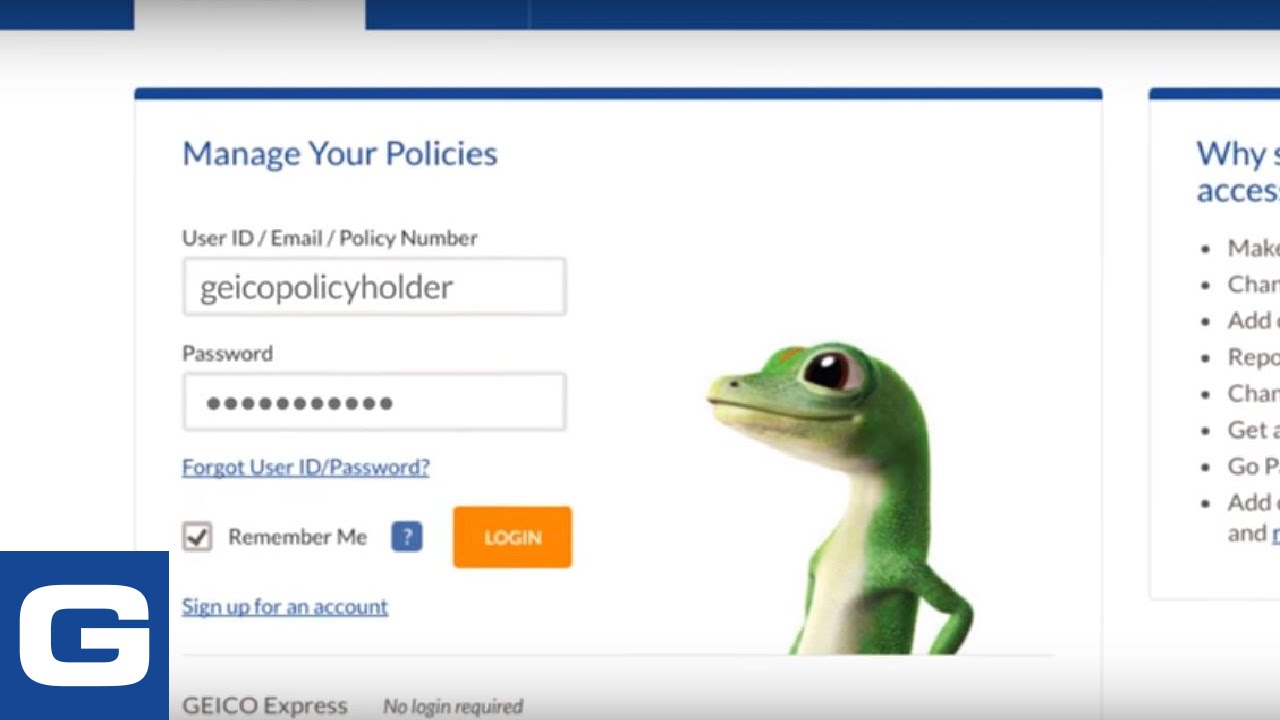 Geico Assurant Login