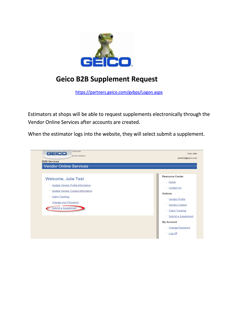 Geico B2B Login