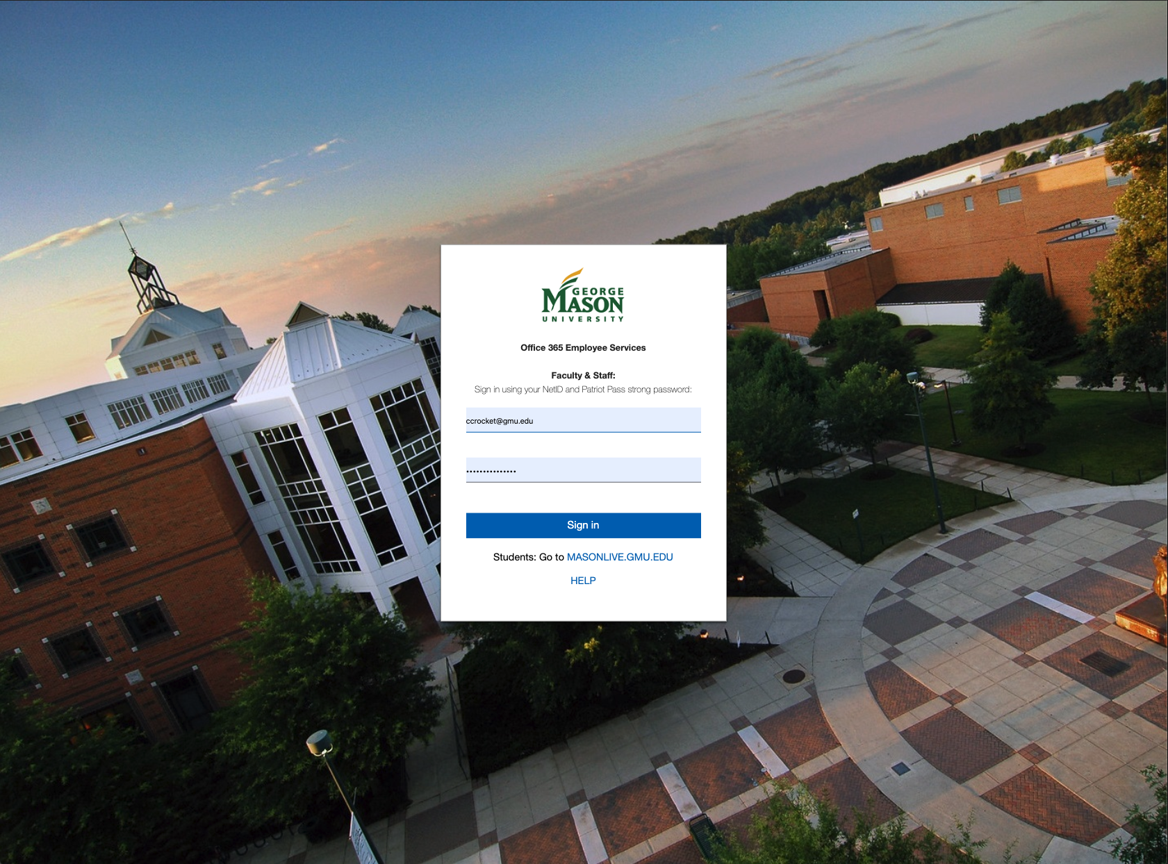 George Mason Email Login