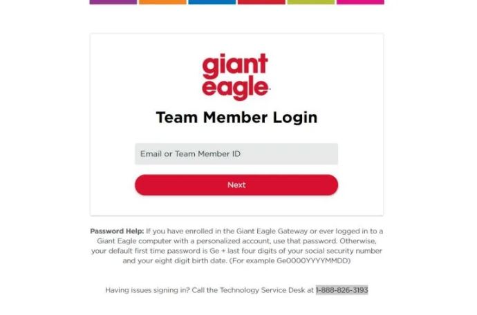 Giant Eagle Smart Track Login