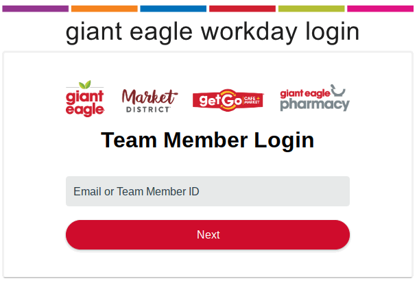 Giant Eagle Workday Login