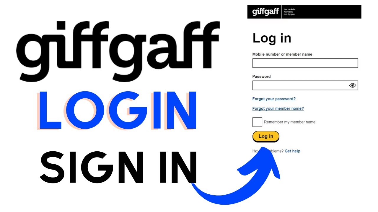 Giff Gaff Login