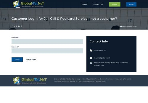 Globaltel Login