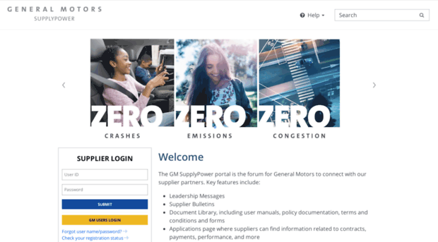 Gm Supply Power Login