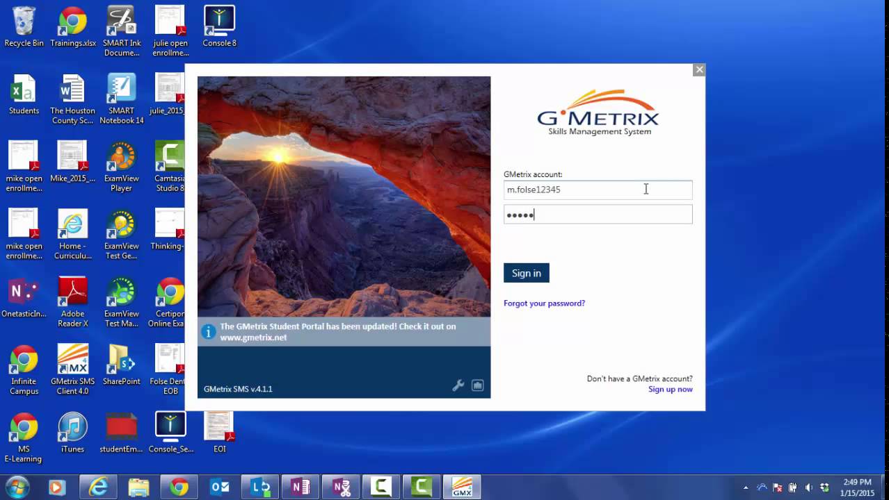 Gmetrix Student Login