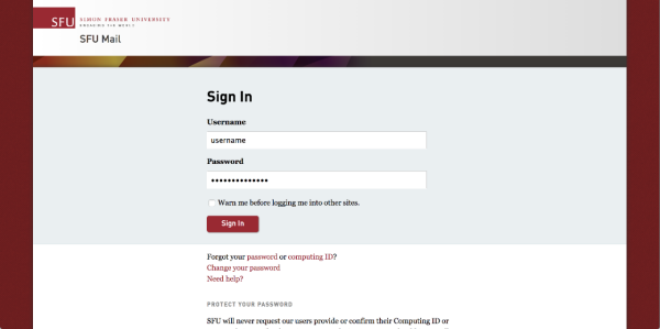 Go Sfu Login