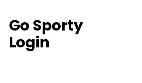 Go Sporty Login