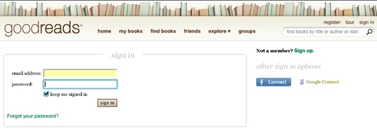 Goodreads Loginn