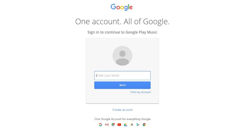 Google Shopping Login