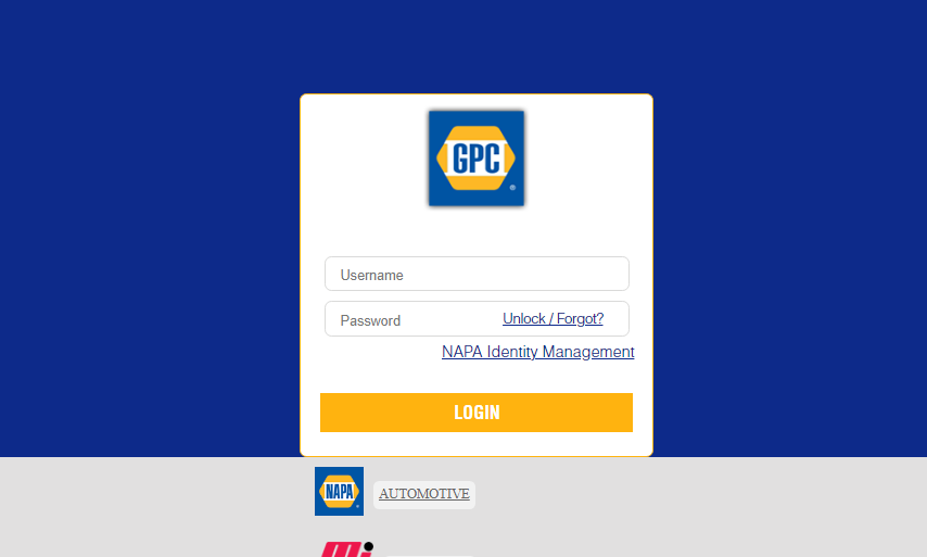 Gpc Connect Login Napa