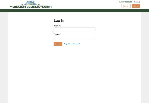 Greatest Business On Earth Login